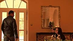 check out this threesome with hot russian spies licking pussy 😍