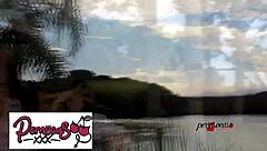 Pernocas Sucking Joy Cardozo's Cock By The River