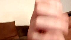 Intriguing German solo masturbation with monster cock, homemade cumshot in 2020.