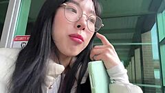 Medical student elle lee returns the favor to her tutor with intense sex