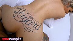 Blonde teen riding with passion or hesitation?