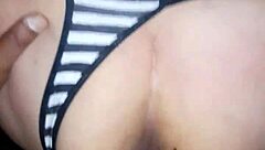 Penetrating my wife's big ass feels amazing. Her moans drive me wild.