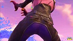 Fortnite character animations in explicit anime mashup