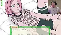 Sakura gets uncensored in hentai!