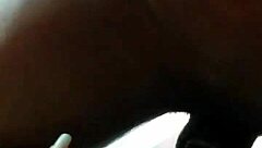 Amateur shows off big black cock