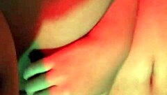 Amateur shows off big black cock