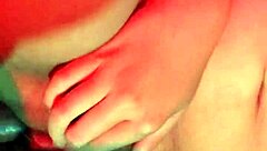 Amateur shows off big black cock