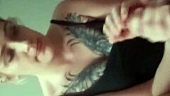 B Plays with Man's Cock