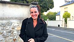 Brunette Amy's First Time With Tattoos.