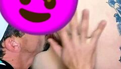 Amateur couple anderson and milena share their everyday moments together