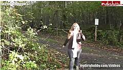 German Amateur Bbw Loves Fucking Outdoors!