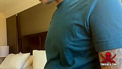 Watch Dice devour Dante's cock in deepthroat action!