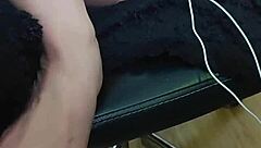 Asian babe gets trained with toys in wet session.