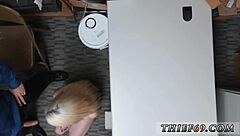 Police officer seduces teen thief