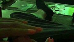 Solo play with a touch of rubbing and masturbation