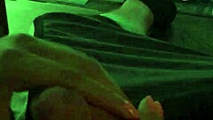 Solo play with a touch of rubbing and masturbation