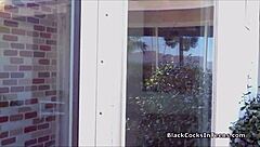 Perky Maya takes on a huge black anaconda for hardcore fun