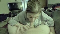 cumming while she sucks my cock