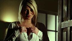 European Babe Rips Clothes In Striptease Performance