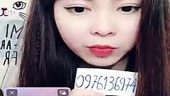 Jin xinh bunny live show full face while talking