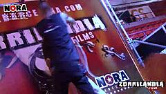 Shibari bondage session with teen slave 😈