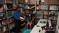 Lily Adams Sucks And Gets Doggy In Thievez