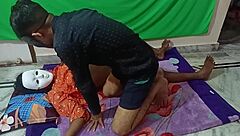 New hot Indian wife in action