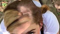 hey, watch this random jogger deepthroat on the hiking trail pov?