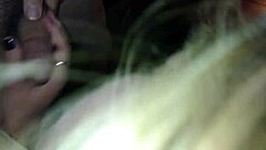 Young blonde amateur teen gives a good blowjob