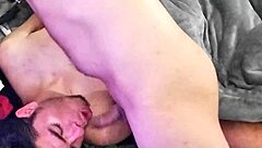 Gayamateur's erotic massage continues with a hot blowjob scene.