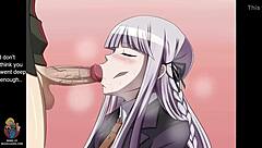 Kyoko Dominates In Femdom Hentai From Danganronpa Game!