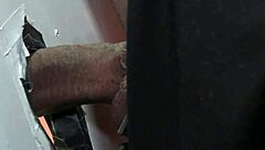 Hot gay action at the glory hole