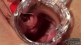 Kinky 23yo Santana Gyno Exam with Speculum and Anal Beads
