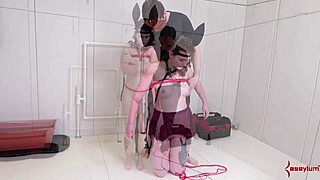 BDSM bondage and deepthroat action with Paige pierce