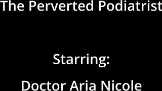 Kinky doctor Aria Nicole indulges in foot fetish examination with Nicole Luvas on girlsgonegyno.com