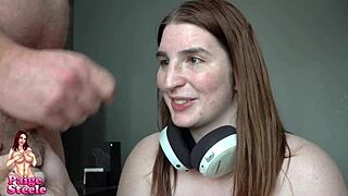 واو، NPC يتحول حقيقي لجنس حر! منحنية مع صدر كبير يرتد بقوة!