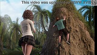 V hre Treasure of Nadia časť 4, anime hentai pacientka dostáva sex s chujem, výstrel, lekárska orgia, mladá žena 18+ deepthroat scény sa odohrávajú.