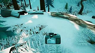 蓝宝石狩猎 扶她兔女郎在雪中猛操