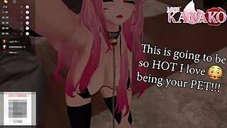 Ich bin besessen von Pet Play als deine hübsche Katzenmädchen. Lass mich schnurren mit sexy Hentai-Vibes!