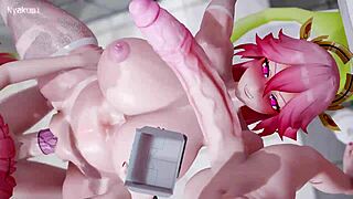 Party Night 2 entfesselt Monster-Schwanz-Futa-Action