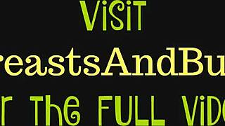 Эбони милф с огромными сиськами, залитые после минета