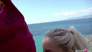 How did German student Julia get wild on Malle beach?