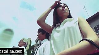 Anyone know this Japanese JAV pornstar or the full bus scene video?