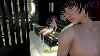 3D šemala ga ubedi za divlju analnu futu akciju