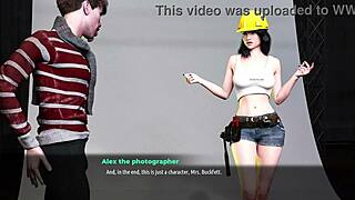 fashion business - Monicas sexy modellfotoshoot med creampie