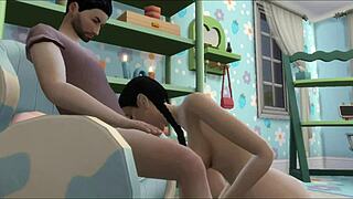 Aku Bertugas Jaga Keponakan Seksi yang Bosan Mainan dan Mau Main dengan Kontol Keras Saya dan Naik Kuda