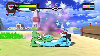 Vay, Plajda Sıcak Arkadaşla Sonsuz Boşalma Gay Hentai Oyununda! Footjob Harika! 🏖️