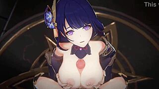 KeqingとGanyuは雷電将軍を無修正3D3Pで扱えるか？